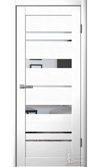 Полотно дверное LASTELLA 283 ПВХ макиато ЗЕРКАЛО